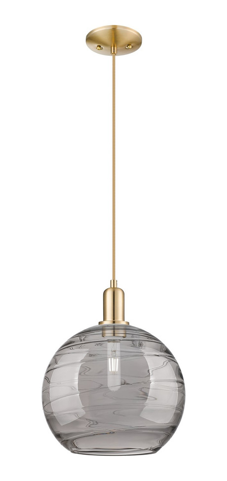 Innovations - 716-1P-CB-G1213-12SM - One Light Mini Pendant - Arcadia - Champagne Bronze