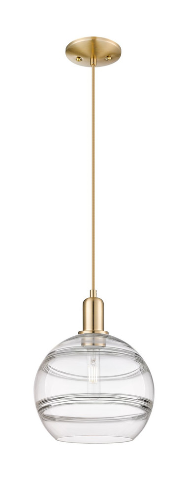 Innovations - 716-1P-CB-G556-10CL - One Light Mini Pendant - Arcadia - Champagne Bronze