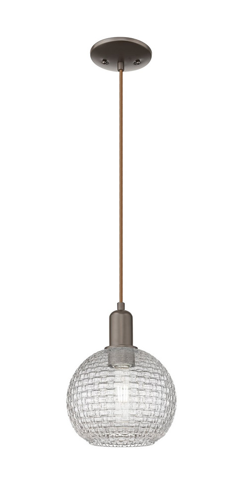 Innovations - 716-1P-OB-G122C-8CL - One Light Mini Pendant - Arcadia - Oil Rubbed Bronze