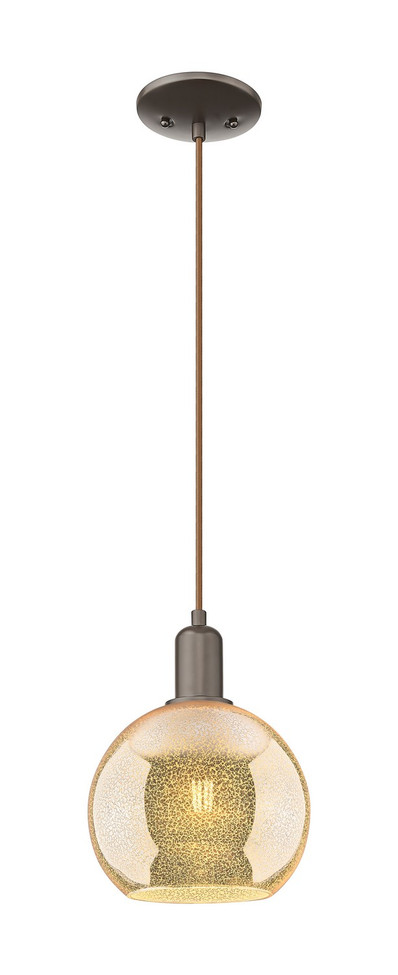 Innovations - 716-1P-OB-G128-8 - One Light Mini Pendant - Arcadia - Oil Rubbed Bronze
