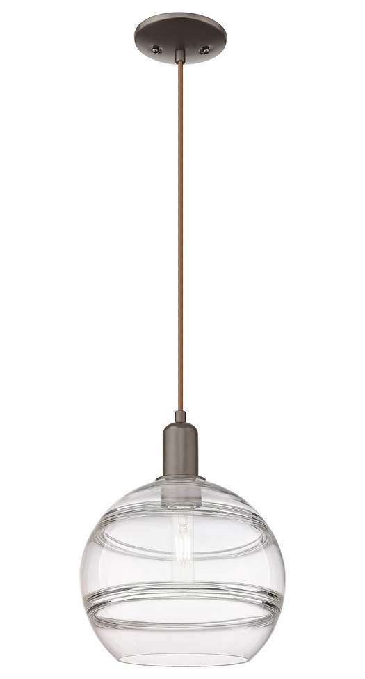 Innovations - 716-1P-OB-G556-10CL - One Light Mini Pendant - Arcadia - Oil Rubbed Bronze