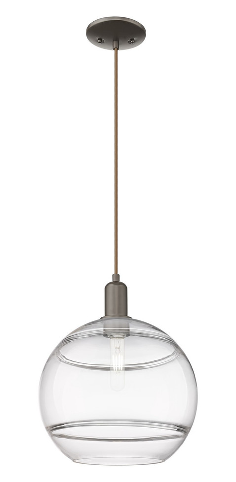 Innovations - 716-1P-OB-G556-12CL - One Light Mini Pendant - Arcadia - Oil Rubbed Bronze