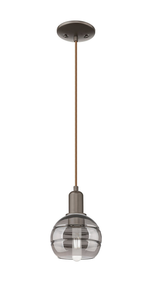 Innovations - 716-1P-OB-G556-6SM - One Light Mini Pendant - Arcadia - Oil Rubbed Bronze