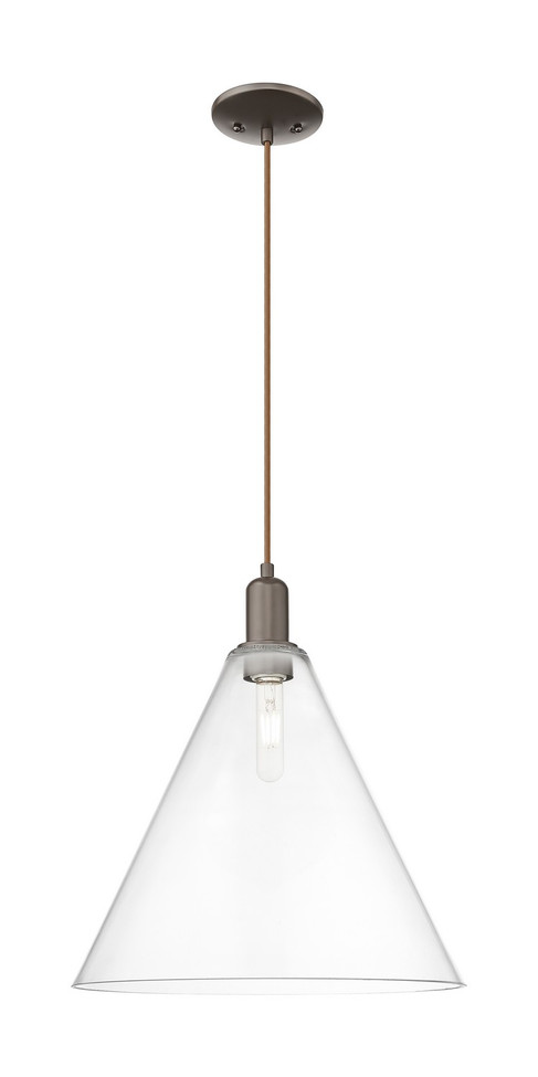 Innovations - 716-1P-OB-GBC-162 - One Light Mini Pendant - Arcadia - Oil Rubbed Bronze
