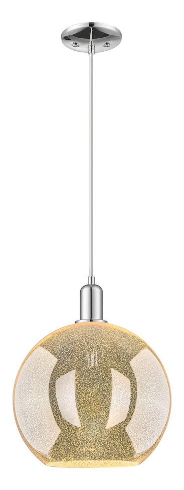 Innovations - 716-1P-PC-G128-12 - One Light Mini Pendant - Arcadia - Polished Chrome