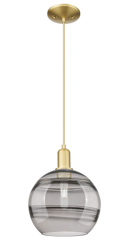 Innovations - 716-1P-SG-G556-10SM - One Light Mini Pendant - Arcadia - Satin Gold