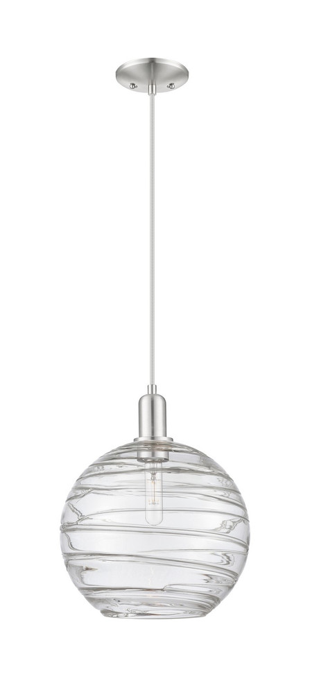 Innovations - 716-1P-SN-G1213-12CL - One Light Mini Pendant - Arcadia - Brushed Satin Nickel