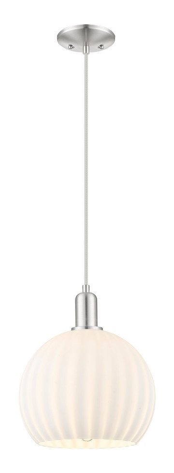 Innovations - 716-1P-SN-G1217-10WV - One Light Mini Pendant - Arcadia - Brushed Satin Nickel