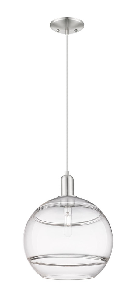 Innovations - 716-1P-SN-G556-12CL - One Light Mini Pendant - Arcadia - Brushed Satin Nickel