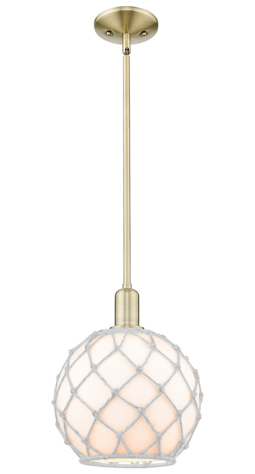 Innovations - 716-1S-AB-G121-10RW - One Light Mini Pendant - Arcadia - Antique Brass