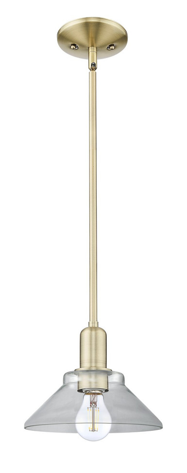 Innovations - 716-1S-AB-G132 - One Light Mini Pendant - Arcadia - Antique Brass
