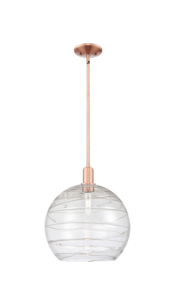 Innovations - 716-1S-AC-G1213-14CL - One Light Mini Pendant - Arcadia - Antique Copper