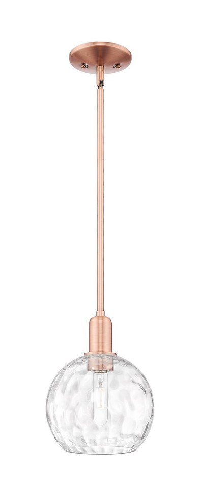 Innovations - 716-1S-AC-G1215-8 - One Light Mini Pendant - Arcadia - Antique Copper