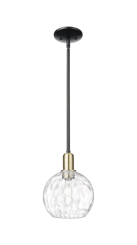 Innovations - 716-1S-BAB-G1215-8 - One Light Mini Pendant - Arcadia - Black Antique Brass