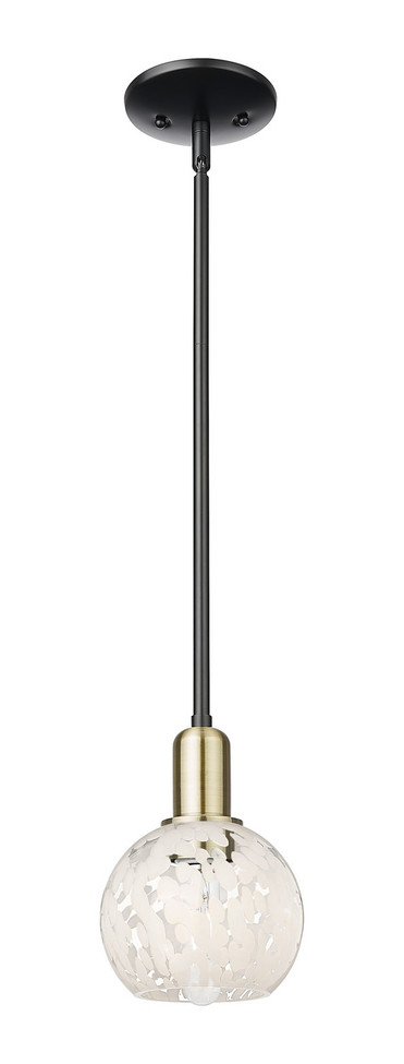 Innovations - 716-1S-BAB-G1216-6WM - One Light Mini Pendant - Arcadia - Black Antique Brass
