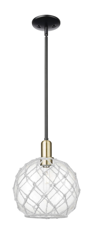 Innovations - 716-1S-BAB-G122-10RW - One Light Mini Pendant - Arcadia - Black Antique Brass