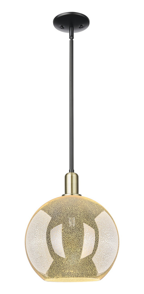 Innovations - 716-1S-BAB-G128-12 - One Light Mini Pendant - Arcadia - Black Antique Brass