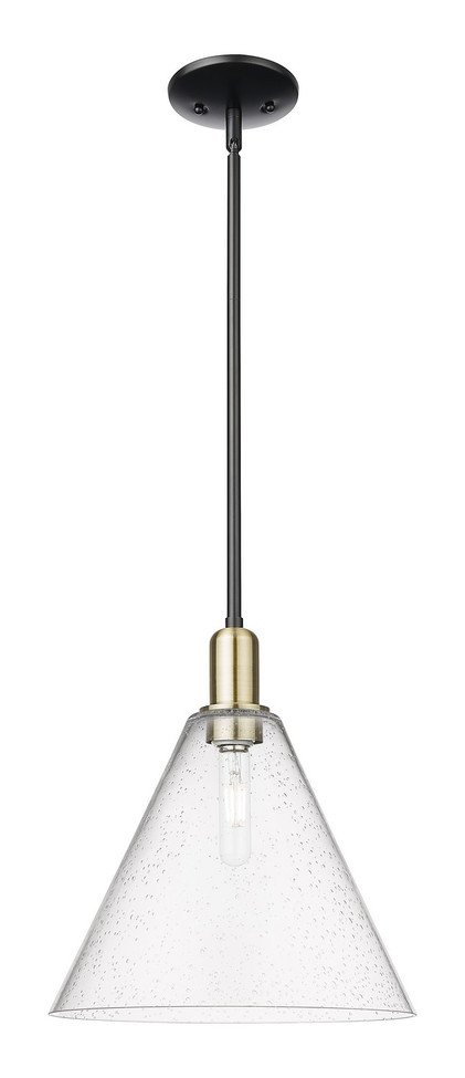 Innovations - 716-1S-BAB-GBC-124 - One Light Mini Pendant - Arcadia - Black Antique Brass