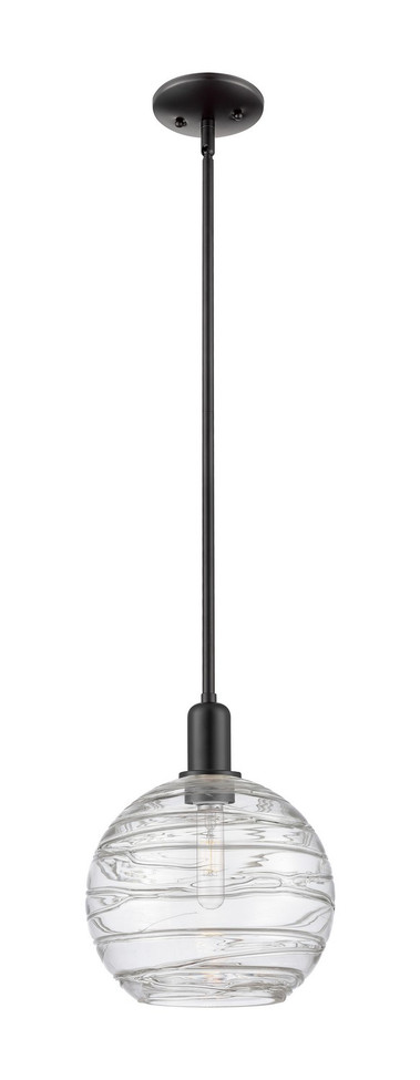 Innovations - 716-1S-BK-G1213-10CL - One Light Mini Pendant - Arcadia - Matte Black