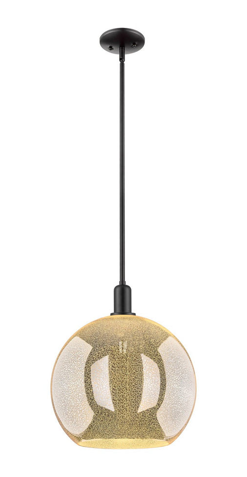 Innovations - 716-1S-BK-G128-14 - One Light Mini Pendant - Arcadia - Matte Black