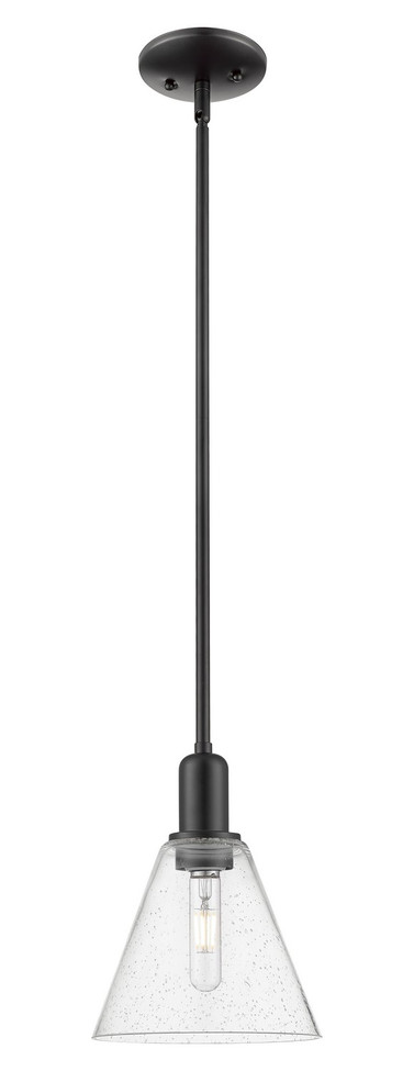 Innovations - 716-1S-BK-GBC-84 - One Light Mini Pendant - Arcadia - Matte Black