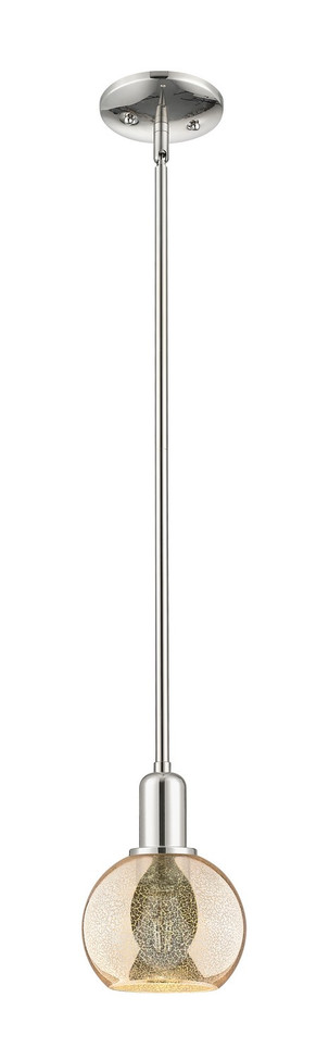 Innovations - 716-1S-PN-G128-6 - One Light Mini Pendant - Arcadia - Polished Nickel
