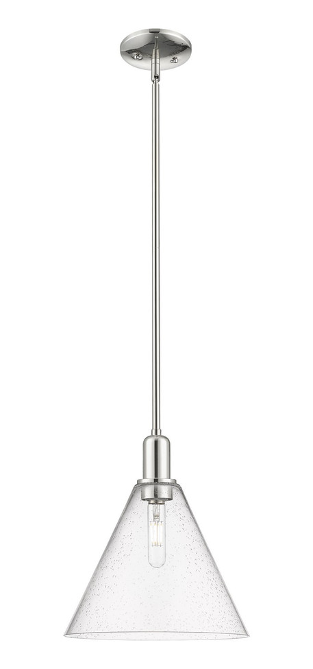 Innovations - 716-1S-PN-GBC-124 - One Light Mini Pendant - Arcadia - Polished Nickel