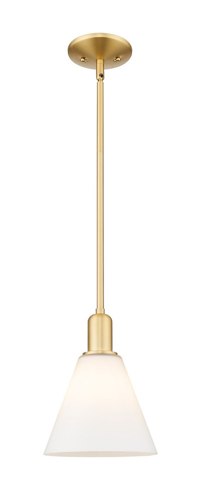 Innovations - 716-1S-SG-GBC-81 - One Light Mini Pendant - Arcadia - Satin Gold