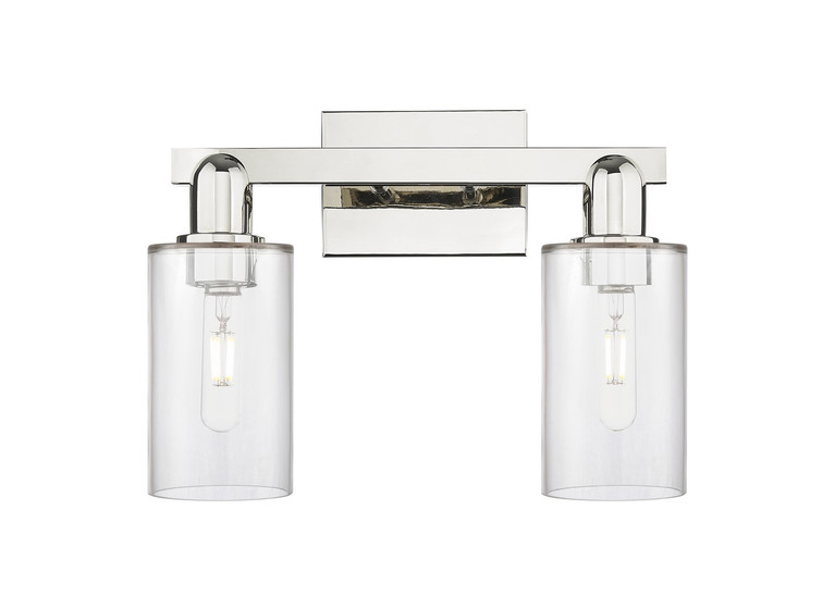 Innovations - 716-2W-PN-G802 - Two Light Bath Vanity - Arcadia - Polished Nickel