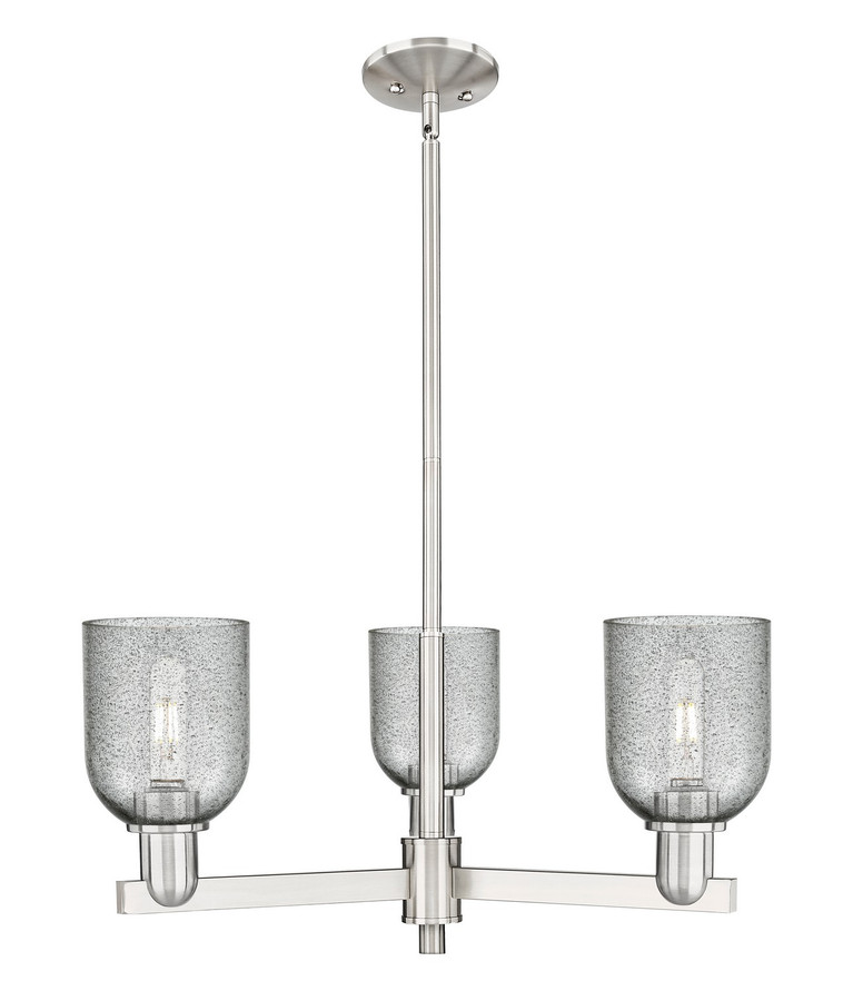 Innovations - 716-3CR-SN-G257 - Three Light Pendant - Arcadia - Satin Nickel