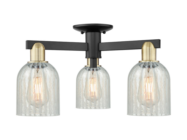 Innovations - 716-3F-BAB-G2511 - Three Light Semi-Flush Mount - Arcadia - Black Antique Brass