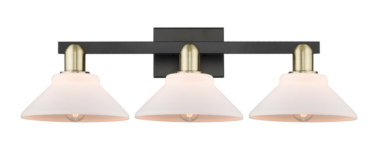 Innovations - 716-3W-BAB-G131 - Three Light Bath Vanity - Arcadia - Black Antique Brass