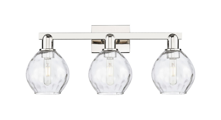Innovations - 716-3W-PN-G362 - Three Light Bath Vanity - Arcadia - Polished Nickel