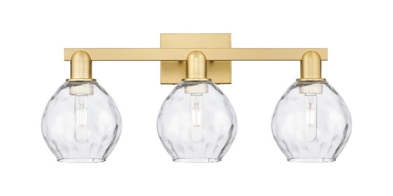 Innovations - 716-3W-SG-G362 - Three Light Bath Vanity - Arcadia - Satin Gold