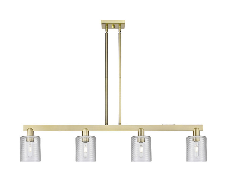 Innovations - 716-4I-AB-G112 - Four Light Island Pendant - Arcadia - Antique Brass