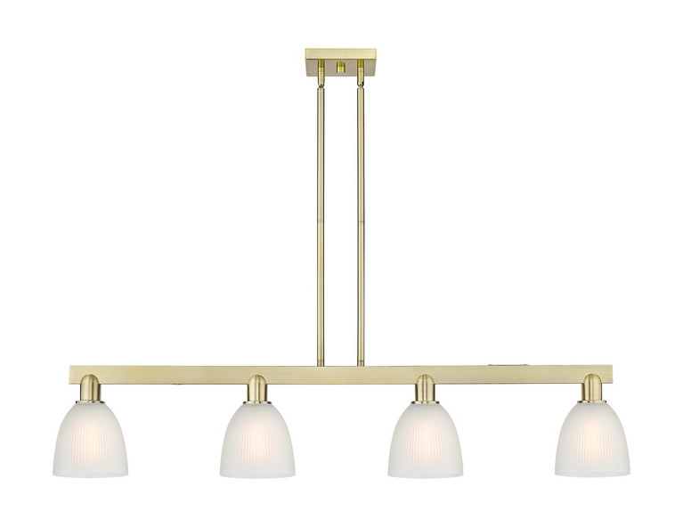Innovations - 716-4I-AB-G381 - Four Light Island Pendant - Arcadia - Antique Brass