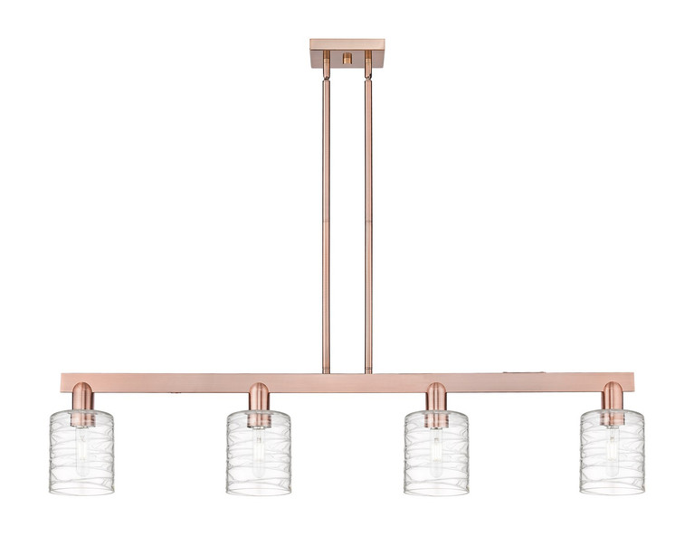 Innovations - 716-4I-AC-G1113 - Four Light Island Pendant - Arcadia - Antique Copper