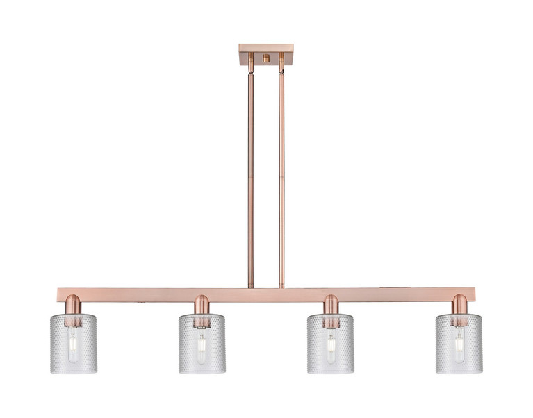 Innovations - 716-4I-AC-G112 - Four Light Island Pendant - Arcadia - Antique Copper