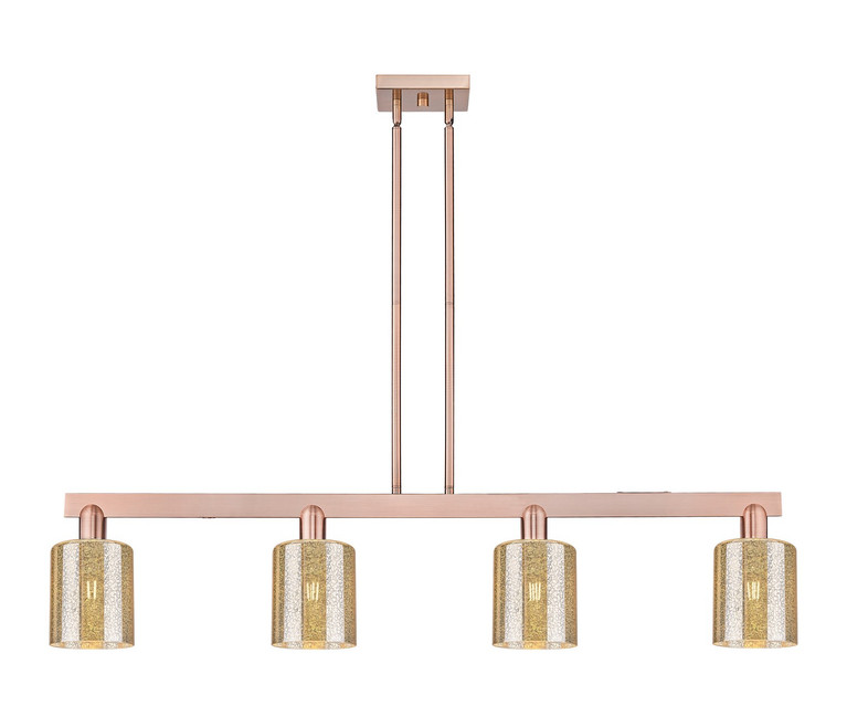 Innovations - 716-4I-AC-G116 - Four Light Island Pendant - Arcadia - Antique Copper