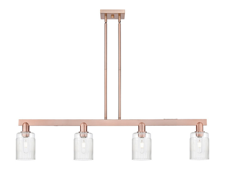Innovations - 716-4I-AC-G342 - Four Light Island Pendant - Arcadia - Antique Copper
