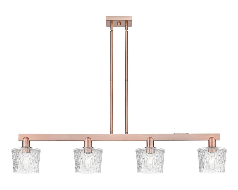Innovations - 716-4I-AC-G402 - Four Light Island Pendant - Arcadia - Antique Copper
