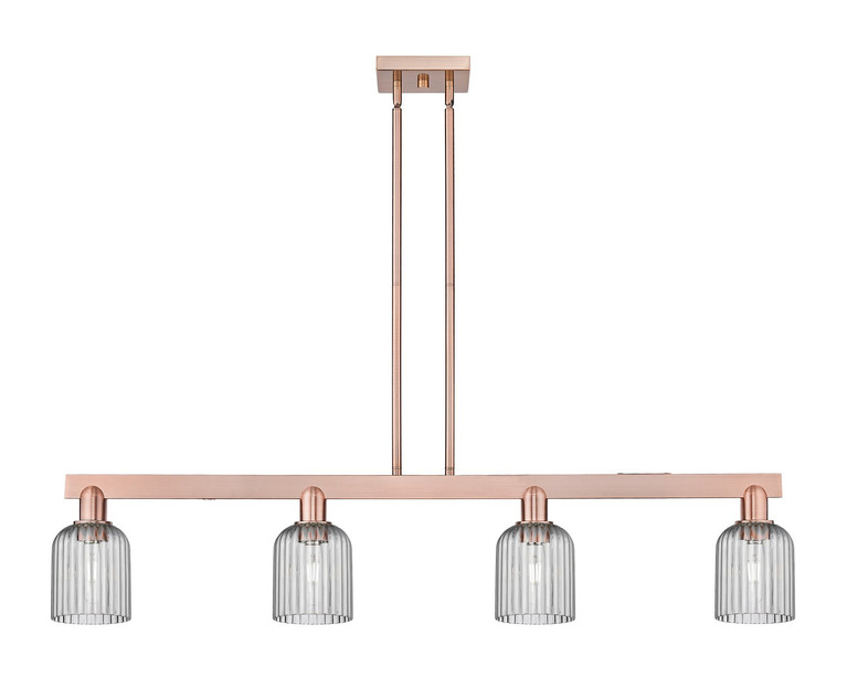 Innovations - 716-4I-AC-G559-5SM - Four Light Island Pendant - Arcadia - Antique Copper