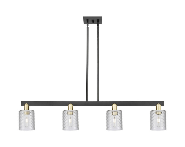Innovations - 716-4I-BAB-G112 - Four Light Island Pendant - Arcadia - Black Antique Brass
