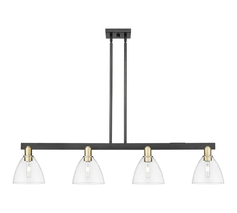 Innovations - 716-4I-BAB-GBD-752 - Four Light Island Pendant - Arcadia - Black Antique Brass