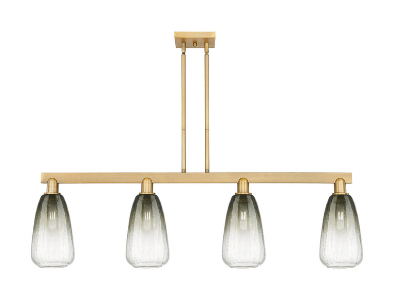 Innovations - 716-4I-BB-G480-6SL - Four Light Island Pendant - Arcadia - Brushed Brass