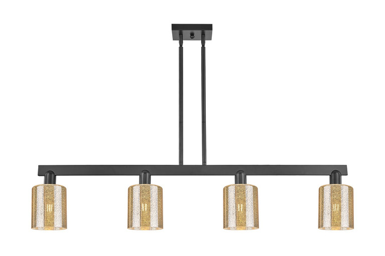 Innovations - 716-4I-BK-G116 - Four Light Island Pendant - Arcadia - Matte Black