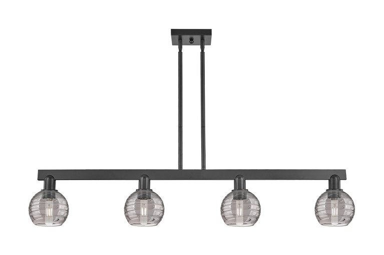 Innovations - 716-4I-BK-G1213-6SM - Four Light Island Pendant - Arcadia - Matte Black