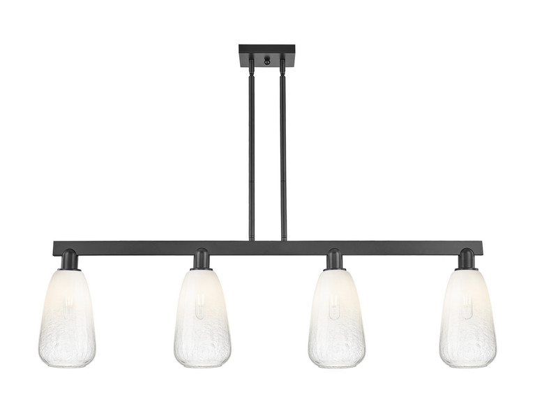 Innovations - 716-4I-BK-G480-6OP - Four Light Island Pendant - Arcadia - Matte Black