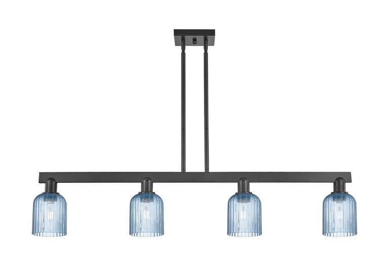 Innovations - 716-4I-BK-G559-5BL - Four Light Island Pendant - Arcadia - Matte Black