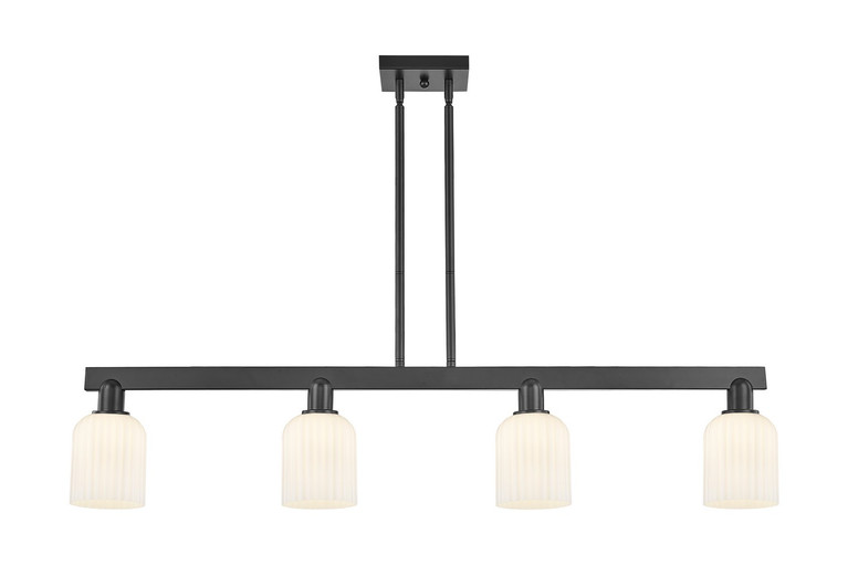 Innovations - 716-4I-BK-G559-5GWH - Four Light Island Pendant - Arcadia - Matte Black